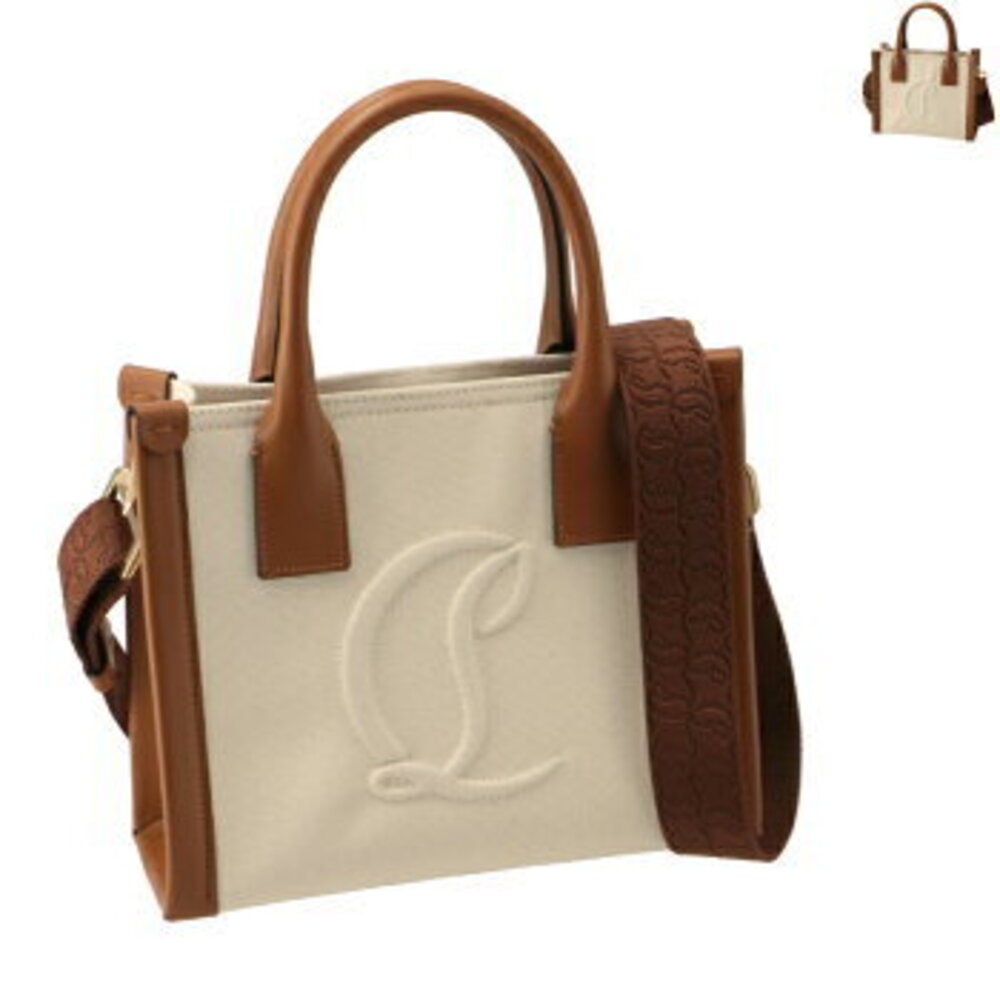 Christian Louboutin Tote Bag BY MY SIDE Logo Shoulder Crossbody